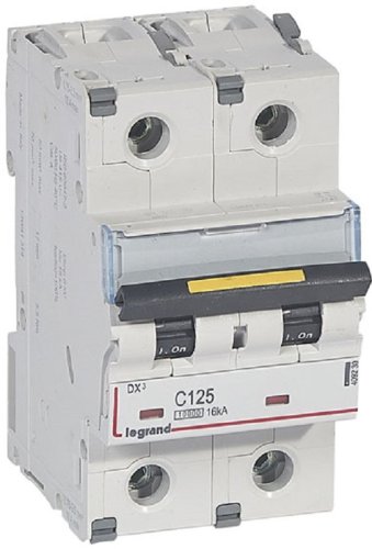 Выключатель автоматический Legrand DX3-E 10000 2п 125А C 16кА картинка